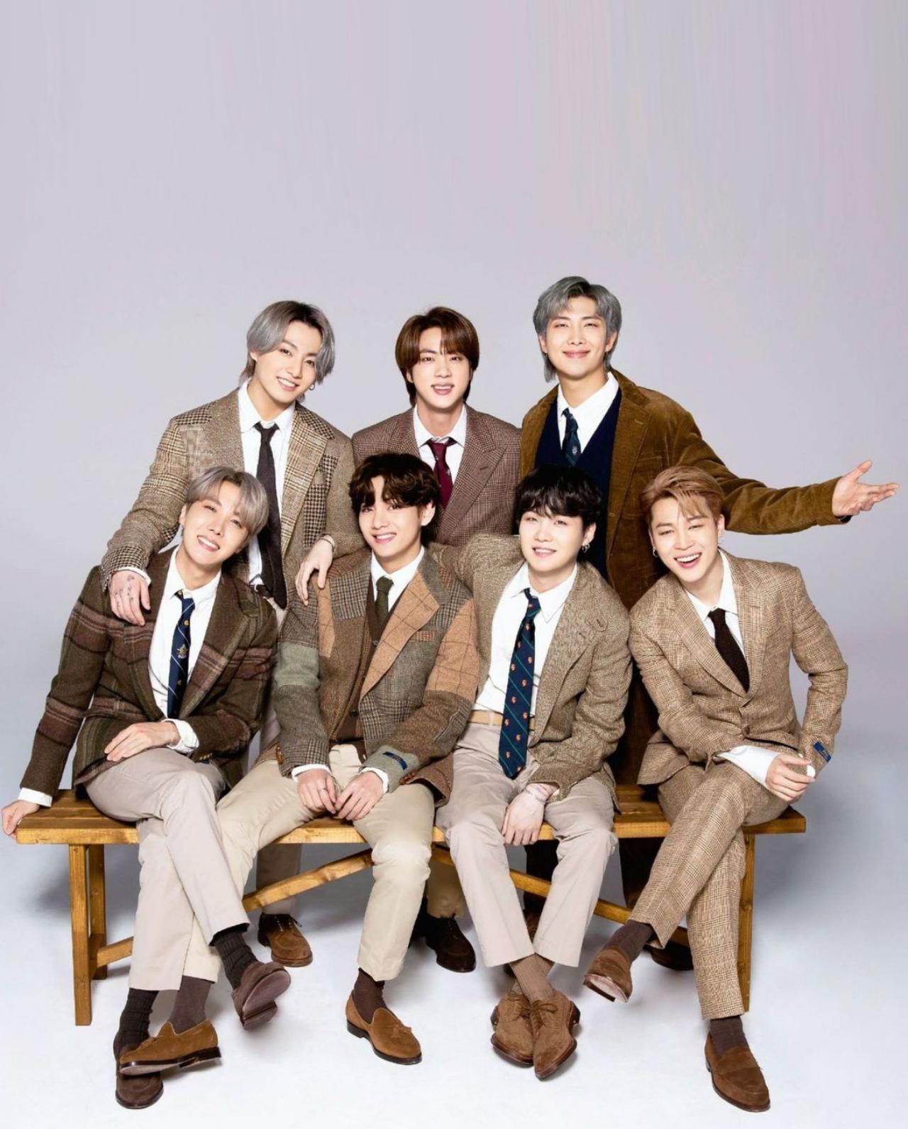 BTS&rsquo;s pandemic album &lsquo;BE&rsquo; was centered around feelings of loss, grief, everyday mundanities and ordinary but hopeful moments. In one of their promotions, all 7 members wear matching autumnal-themed suits in different shades of brown and beige